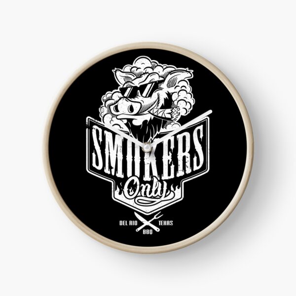 Item preview, Smokers Only BBQ (White) designed and sold by Gingerbredmanny.