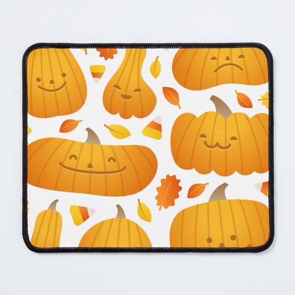 Item preview, Funny Halloween Pumpkins Seamless Pattern designed and sold by Voysla.