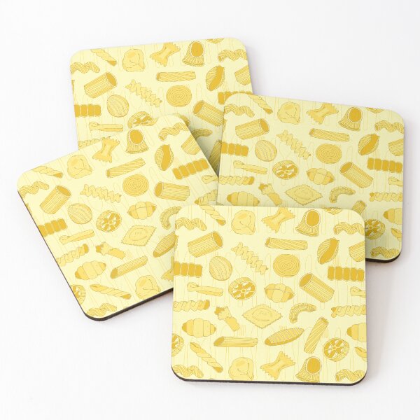 Item preview, Italian Pasta Shapes and Food Pattern designed and sold by HotHibiscus.