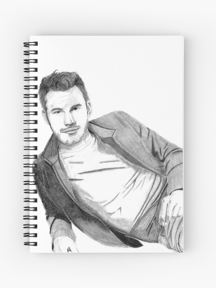 Chris Pratt, Pencil drawing, A5. : r/Art