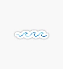 Riptide Wave Design Sticker Sticker