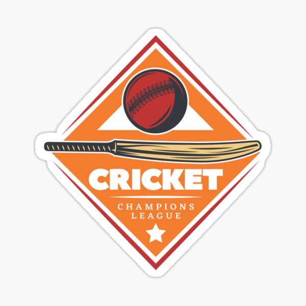 "Cricket and sport logo" Sticker for Sale by MADISONWIESES Redbubble
