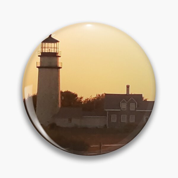 Item preview, Lighthouse at sunset landscape Cape Cod Wellfleet  designed and sold by SarahsEmporium.