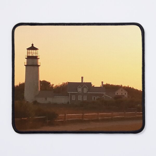 Item preview, Lighthouse at sunset landscape Cape Cod Wellfleet  designed and sold by SarahsEmporium.