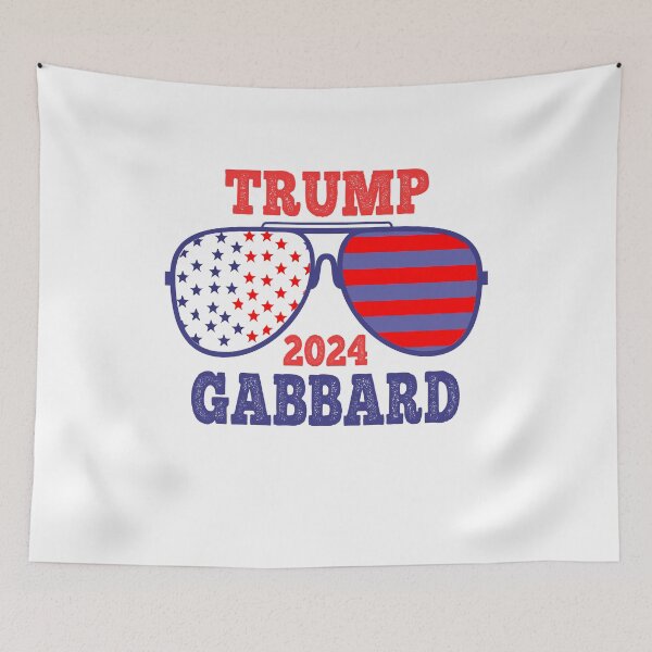 Item preview, Sunglasses Donald Trump Tulsi Gabbard 2024 Presidential Elections Trump designed and sold by ghostsanda.