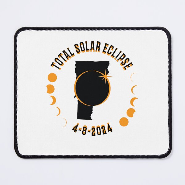 Item preview, Vermont Total Solar Eclipse Path 2024 Eclipse Souvenir designed and sold by The Junto Shop.