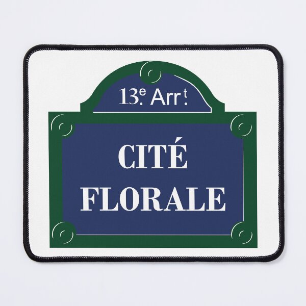 Item preview, Panel Cité Florale 13th Arrondissement Paris designed and sold by BubbleManShop.