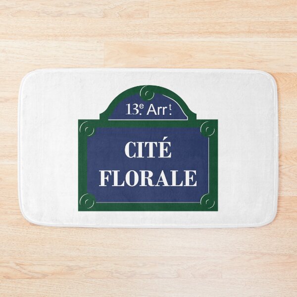 Item preview, Panel Cité Florale 13th Arrondissement Paris designed and sold by BubbleManShop.