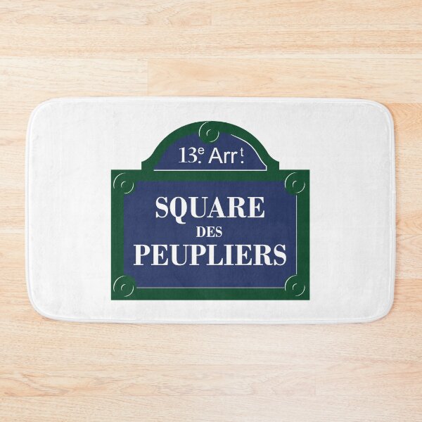 Item preview, Panel Square des Peupliers 13th Arrondissement Paris designed and sold by BubbleManShop.