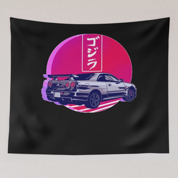 Item preview, GTR R34 Gojira Sunset designed and sold by alanorterfield.