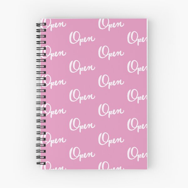 Item preview, Open sign pink background white writing  designed and sold by Antique-Gifts.