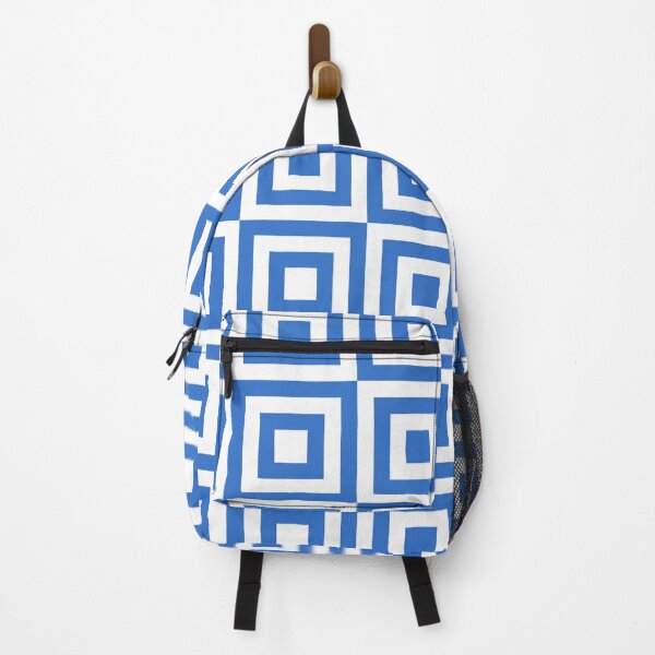 Item preview, white blue squares designed and sold by jsebouvi.