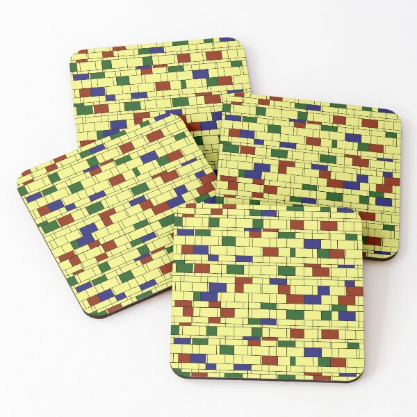 Item preview, Random Mondrian Inspired Bricks Pattern designed and sold by American-Ancap.