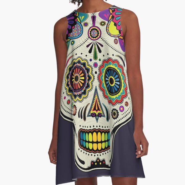 Item preview, Sugar Skull Day of the Dead designed and sold by BluePlanet.