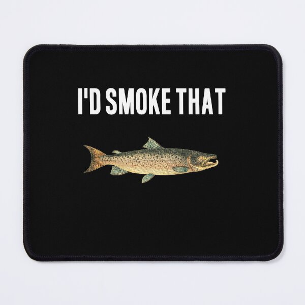 Fish Themed Gaming Mouse pad,Salmon and Trout, Alaska Mouse Pad