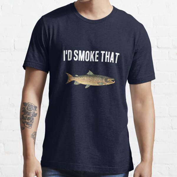 Salmon Fishing Funny Angler Quote Freshwater Fisherman Fishing Classic T-Shirt | Redbubble