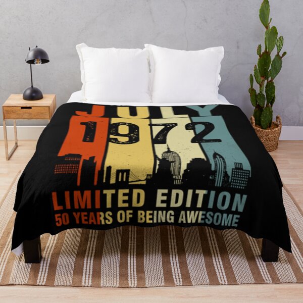 Item preview, July 1972 Limited Edition 50 Years Of Being Awesome T-Shirt designed and sold by RicardPalomares.