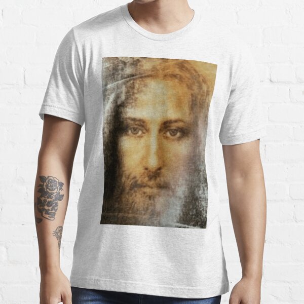 Jesus Christ Reconstruction Of The Face From The Shroud Of Turin T Shirt For Sale By
