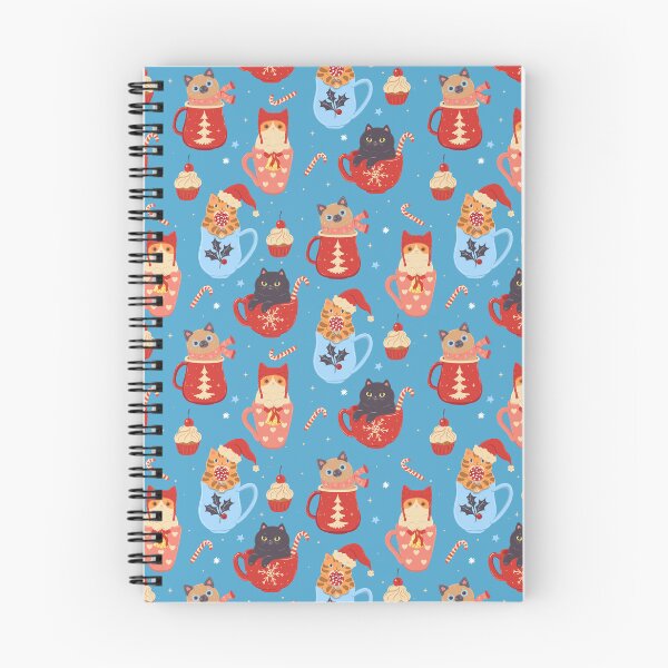 Item preview, Christmas cats in mugs designed and sold by burbura.