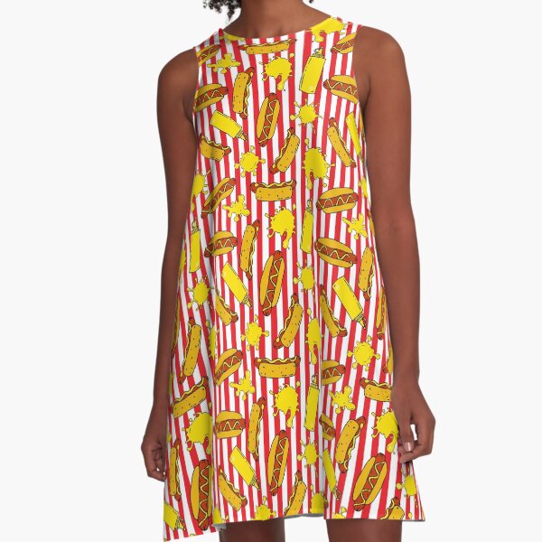 Item preview, Hot Dogs and and Mustard Bottles designed and sold by HotHibiscus.