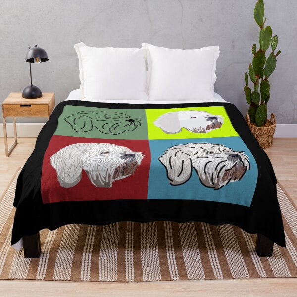 Item preview, Cavachon Bichon Frise White Dog Four Faces designed and sold by ERIKGOULD.