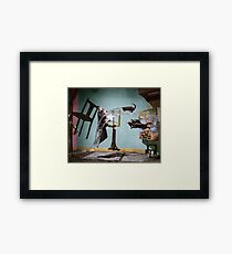 Dali Atomicus - by Philippe Halsman - colored Framed Print