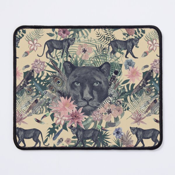 Item preview, Panther flowers pattern designed and sold by Zip-Zup.