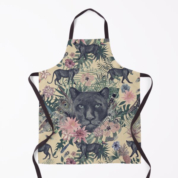 Item preview, Panther flowers pattern designed and sold by Zip-Zup.