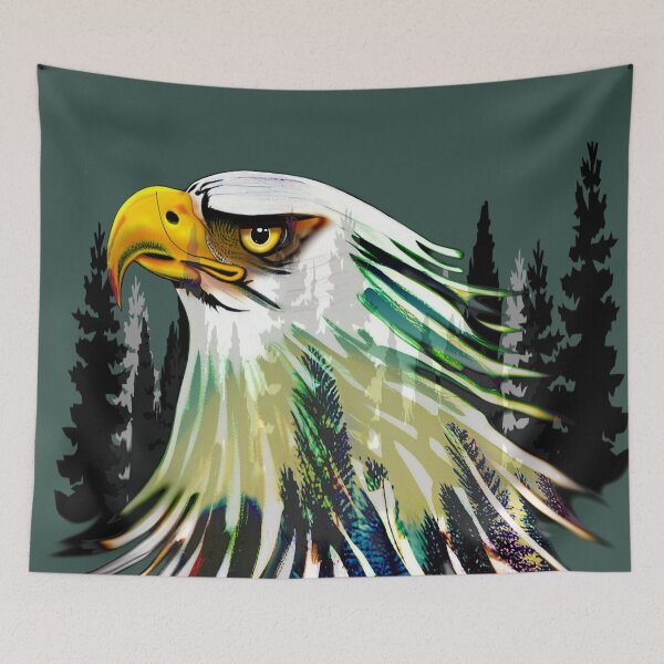 Item preview, Bald Eagle Spirit of the Forest and Skies  designed and sold by BluedarkArt.