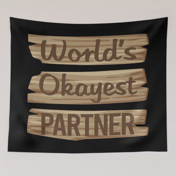 Item preview, Wooden Sign PARTNER designed and sold by StoreHornedFace.