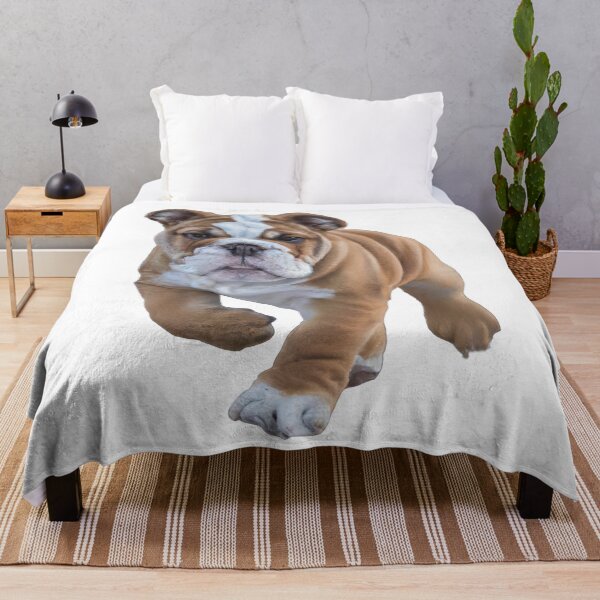 Item preview, British bulldog puppy illustration designed and sold by betes-etranges.