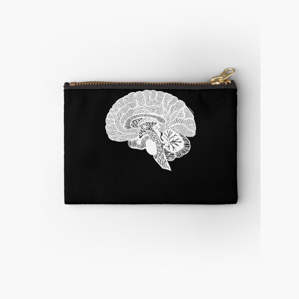 Item preview, Anatomical Brain - White Print Classic T-Shirt designed and sold by JohnRabbai.