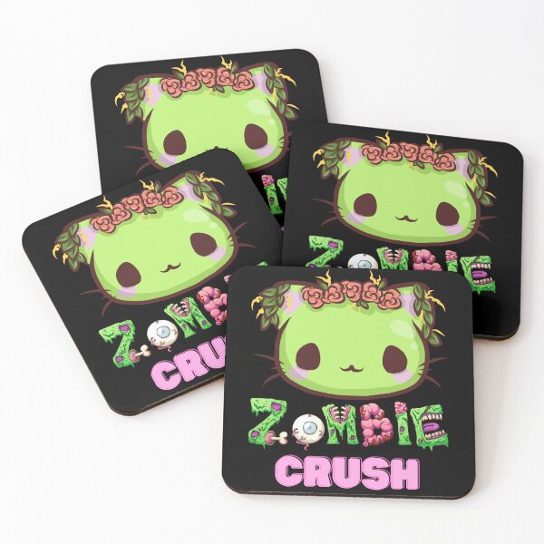 Item preview, Cute Zombie Cat Crush designed and sold by Wehavefun.