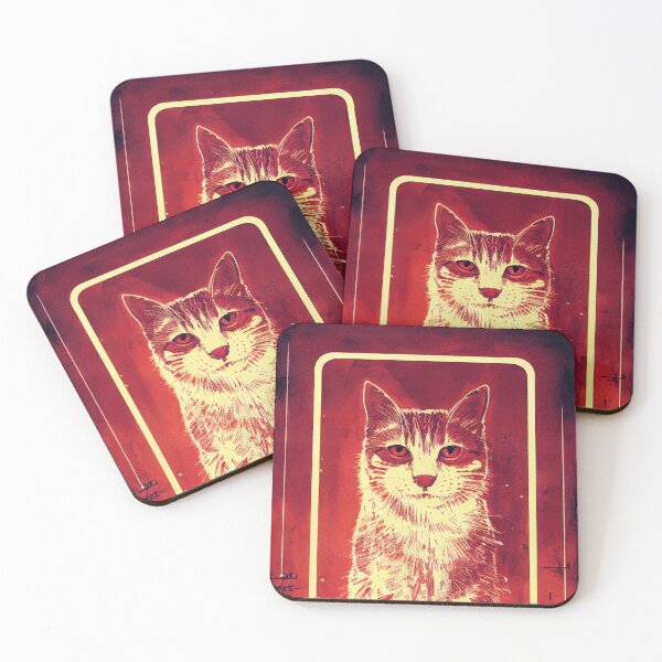 Item preview, Synthwave Cool Cat Poster #8 designed and sold by Åveline Dvorak.