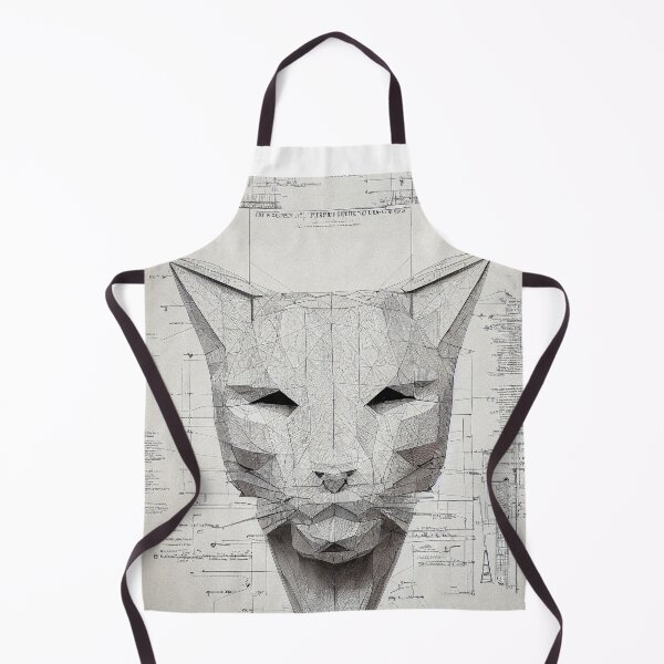 Item preview, Cat Schematics №6. Cat Technical Blueprint Poster designed and sold by Åveline Dvorak.