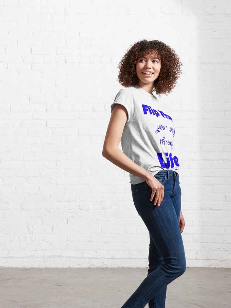 Alternate view of Flip Flop your way though Life Classic T-Shirt