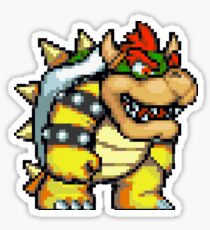 Pix-elated Bowser Sticker