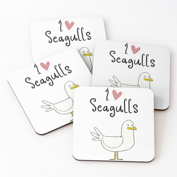 Item preview, I Heart Seagulls designed and sold by diip.