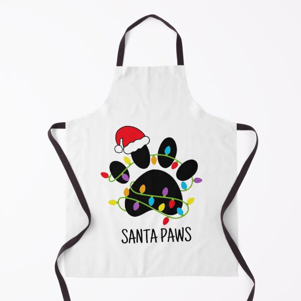 Item preview, Merry Christmas Santa Paws Funny Dog Paw Lights Santa designed and sold by BELASKRI STORE.
