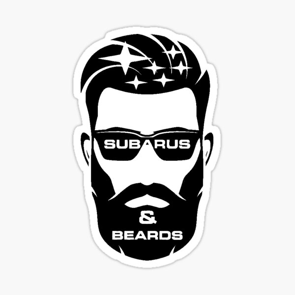 BEARD LIFE V2 Sticker Vinyl Decal Funny Humor Hashtag