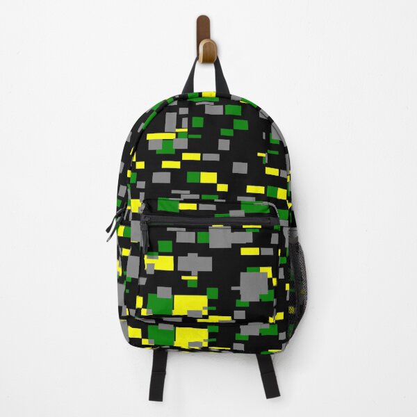 Item preview, Grey, Green and Gold Rectangles Pattern designed and sold by American-Ancap.