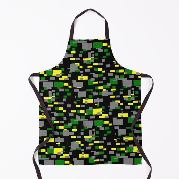 Item preview, Grey, Green and Gold Rectangles Pattern designed and sold by American-Ancap.