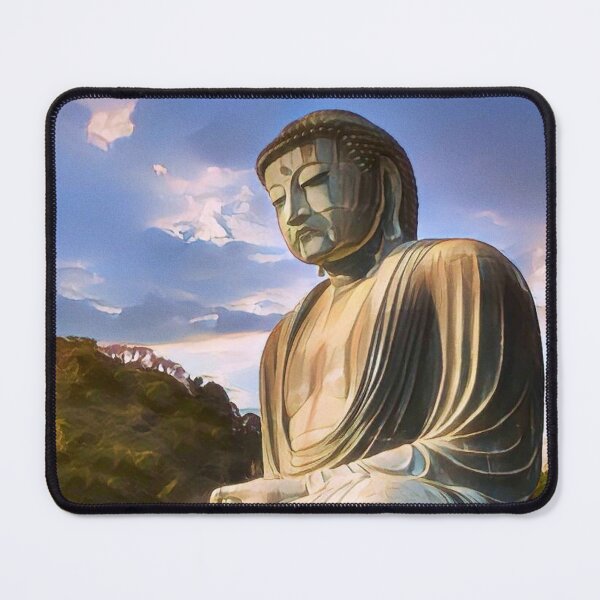 Item preview, Outstanding Kamakura Monumental Budda Japan Art Picture - Cartoon designed and sold by XIX361ART.