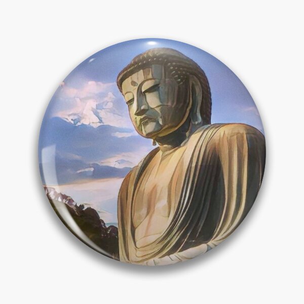 Item preview, Outstanding Kamakura Monumental Budda Japan Art Picture - Cartoon designed and sold by XIX361ART.