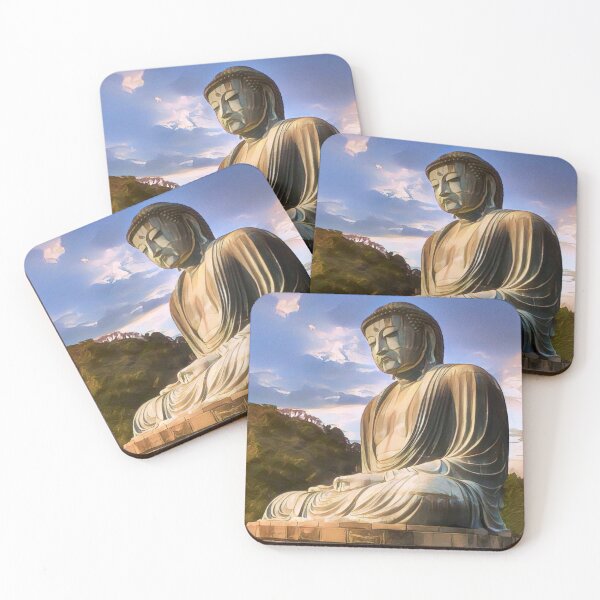 Item preview, Outstanding Kamakura Monumental Budda Japan Art Picture - Cartoon designed and sold by XIX361ART.