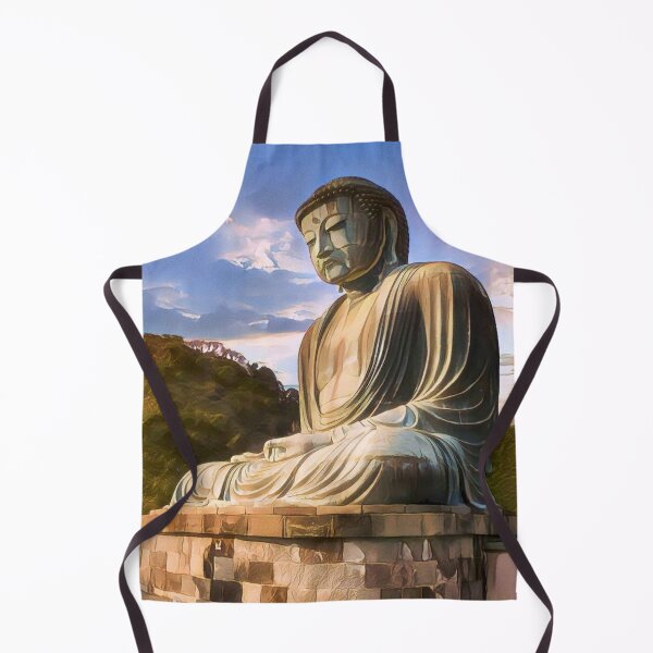 Item preview, Outstanding Kamakura Monumental Budda Japan Art Picture - Cartoon designed and sold by XIX361ART.