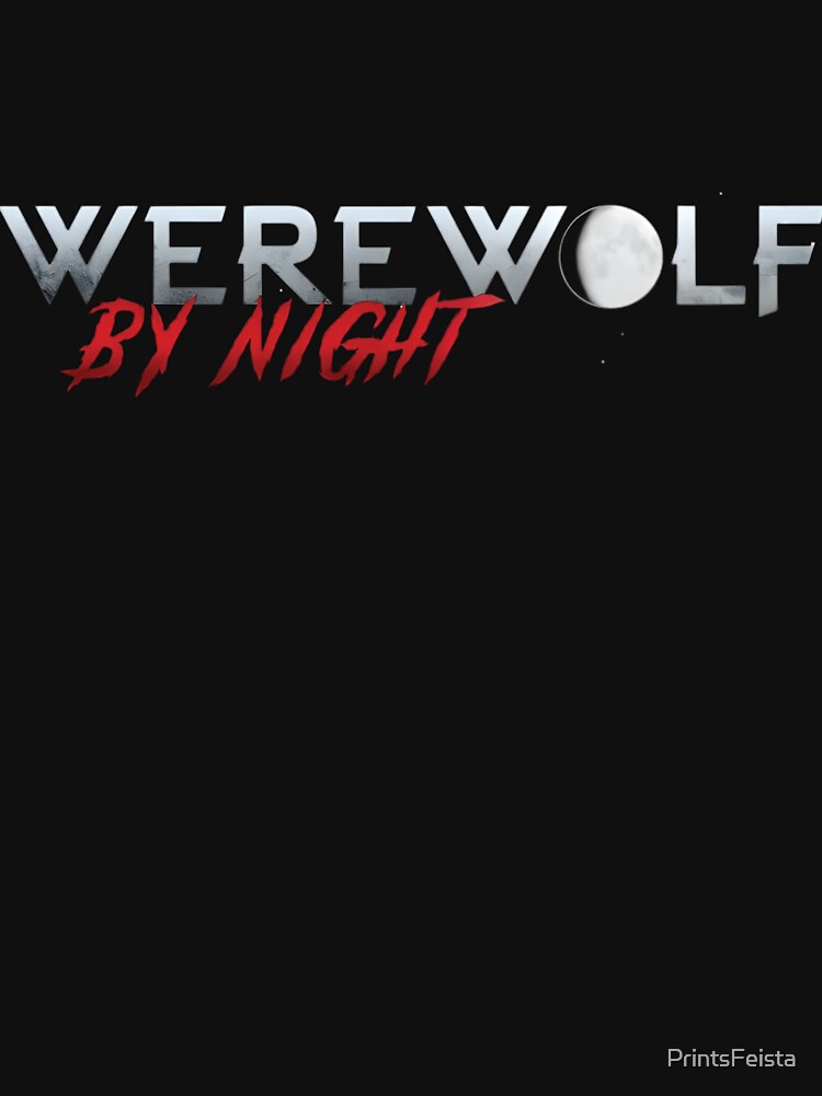 Werewolf By Night in Color Official Poster Classic T-Shirt - Byztee