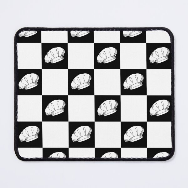 Item preview, Black and White Checkered Chef Hat Pattern designed and sold by HotHibiscus.