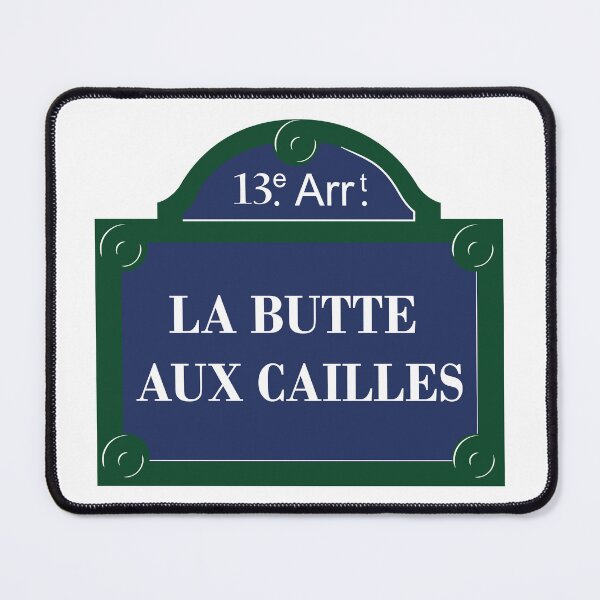 Item preview, Panel La Butte Aux Cailles 13th Arrondissement Paris designed and sold by BubbleManShop.