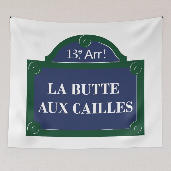 Item preview, Panel La Butte Aux Cailles 13th Arrondissement Paris designed and sold by BubbleManShop.